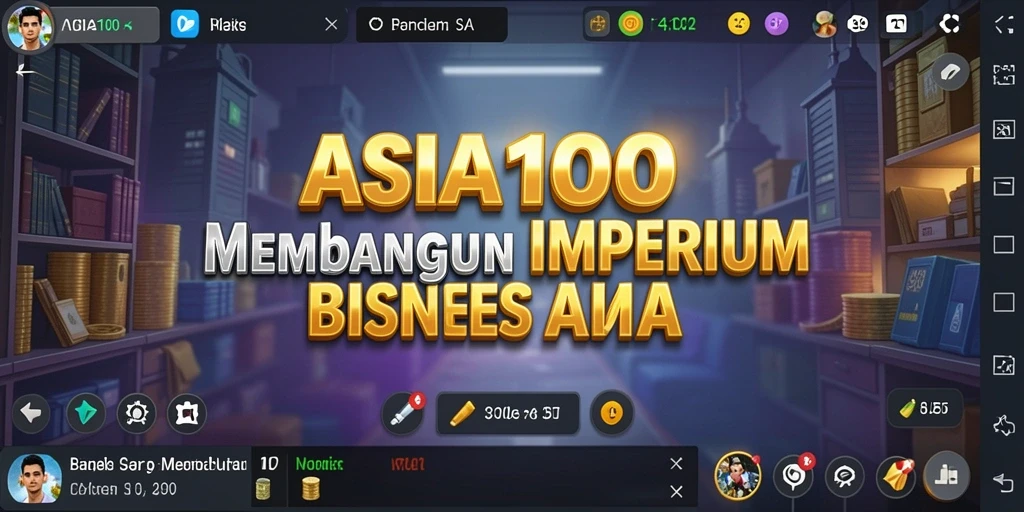 Tampilan gameplay ASIA100 yang menarik dan penuh tantangan