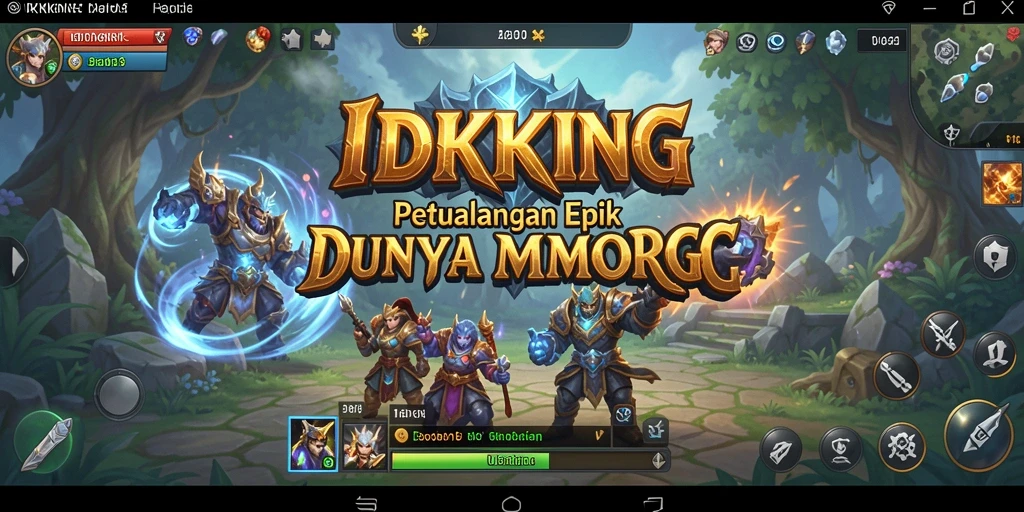 Tampilan gameplay yang menarik di IDRKING dengan petualangan seru.